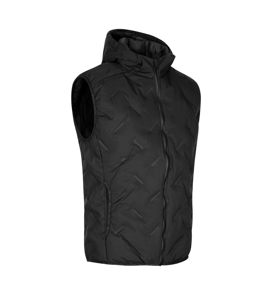 ID GEYSER quilted vest - Black