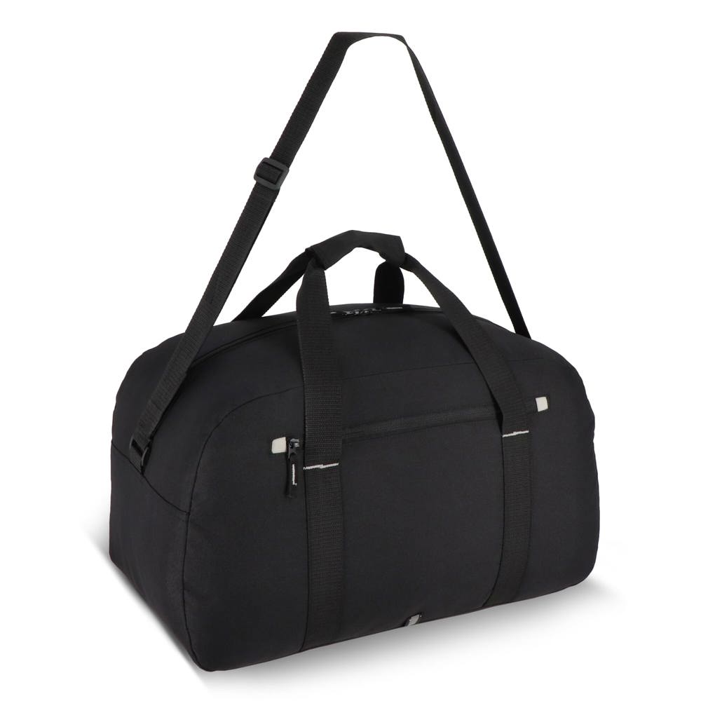 600D gerecycled PET Nevada sport- en reistas 53 x 27 x 30 cm 35 L - Zwart