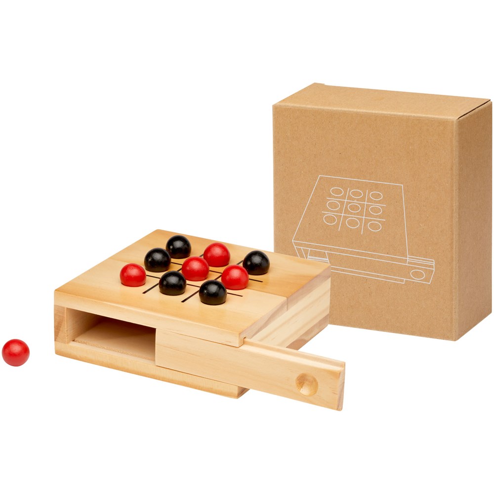 Strobus houten boter-kaas-en-eieren-spel