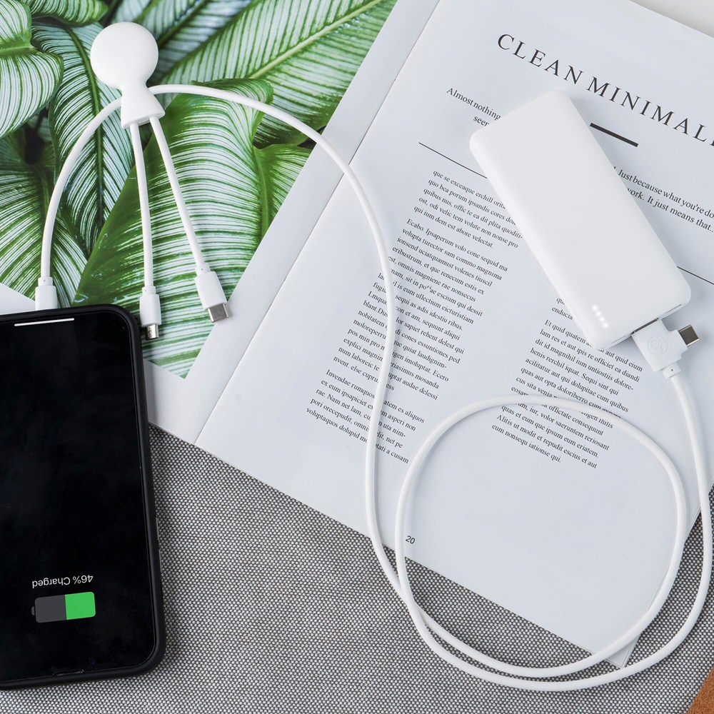 3199 | Xoopar Mr. Bio Powerbank and Cable pack 7000mAh