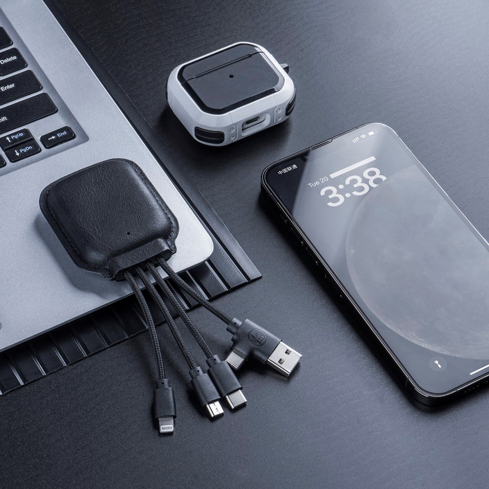 4001 | Xoopar Iné Gamma NFC Powerbank met Oplaadkabels 3000mAh 