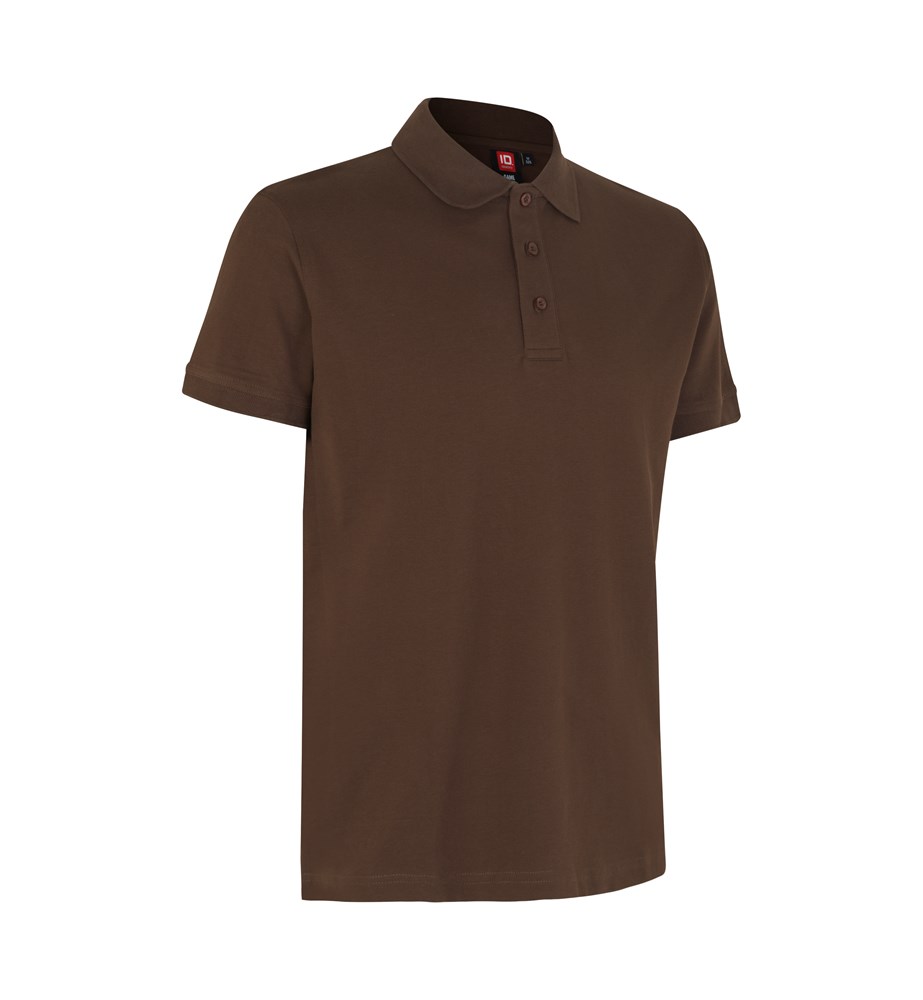 ID Polo shirt | stretch - Mocca