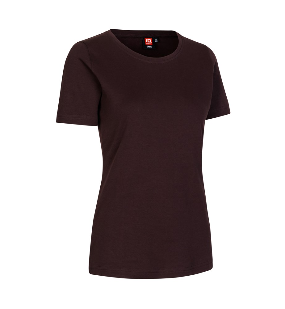 ID Interlock T-shirt | women - Dark bordeaux