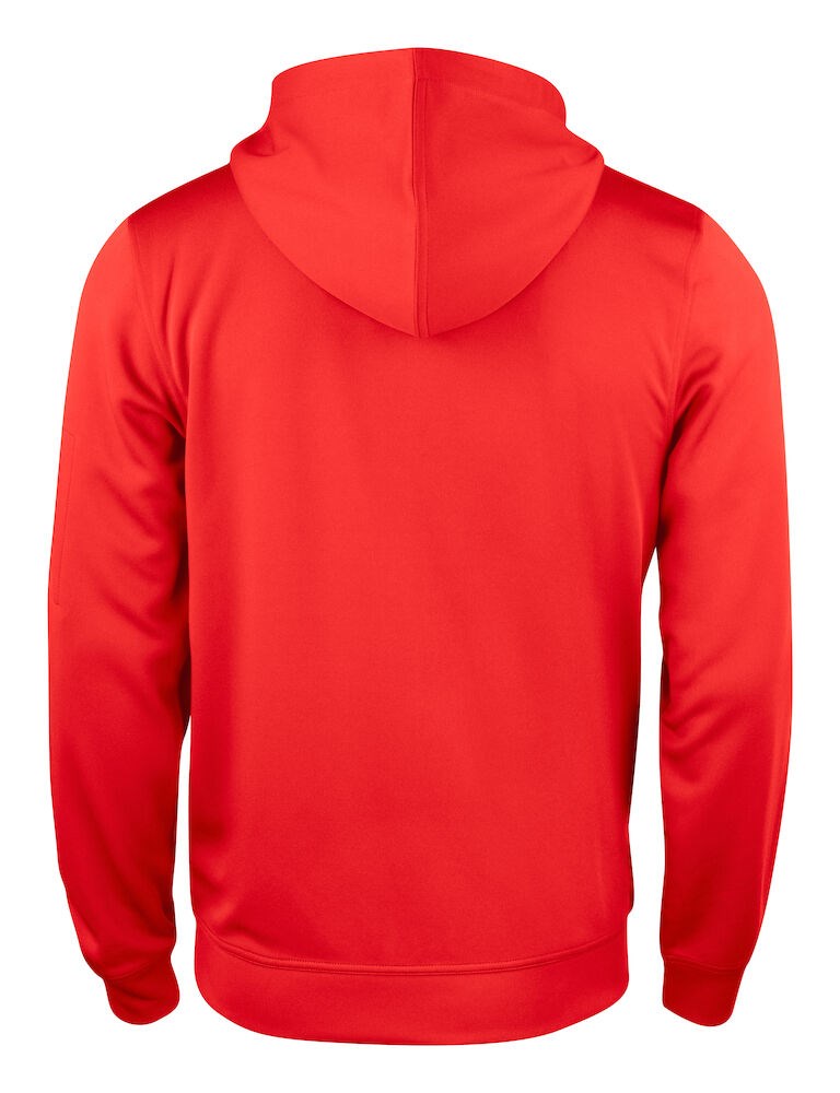 Clique - Basic Active Hoody Full Zip Rood M