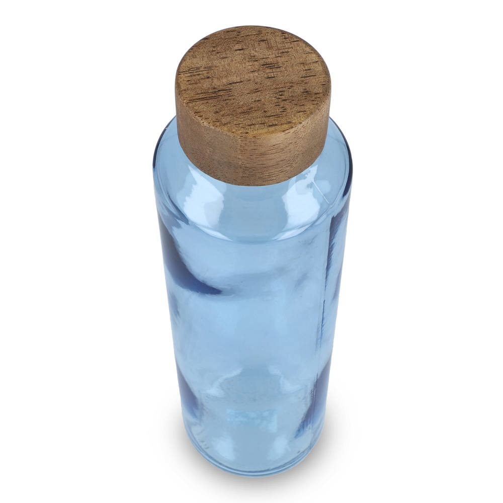 InSideOut Gerecyclede glazen Waterfles ReuuZ met houten dop 650 ml