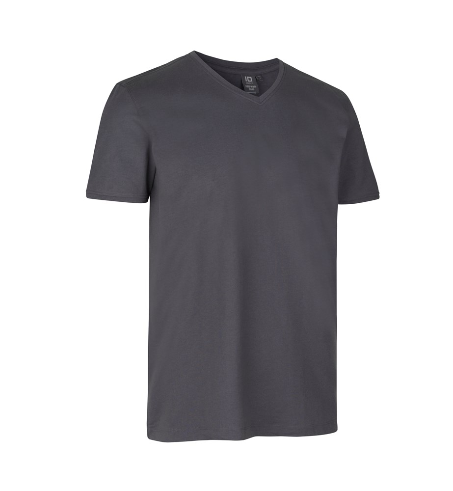 ID PRO Wear CARE T-shirt | V-neck - Silver grey
