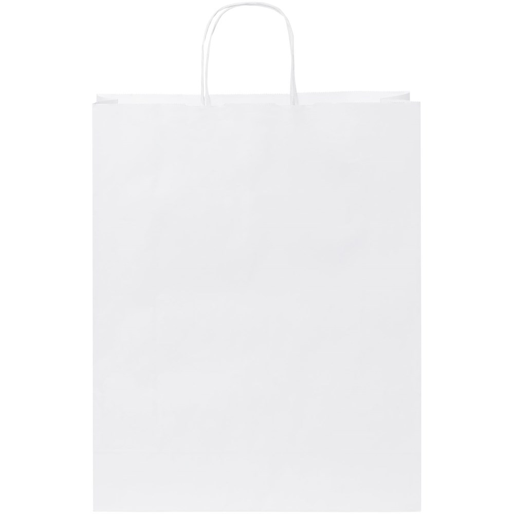 Papieren tas 80-90 g/m2 gemaakt van kraftpapier met gedraaide handvaten - 32 x 12 x 40 cm
