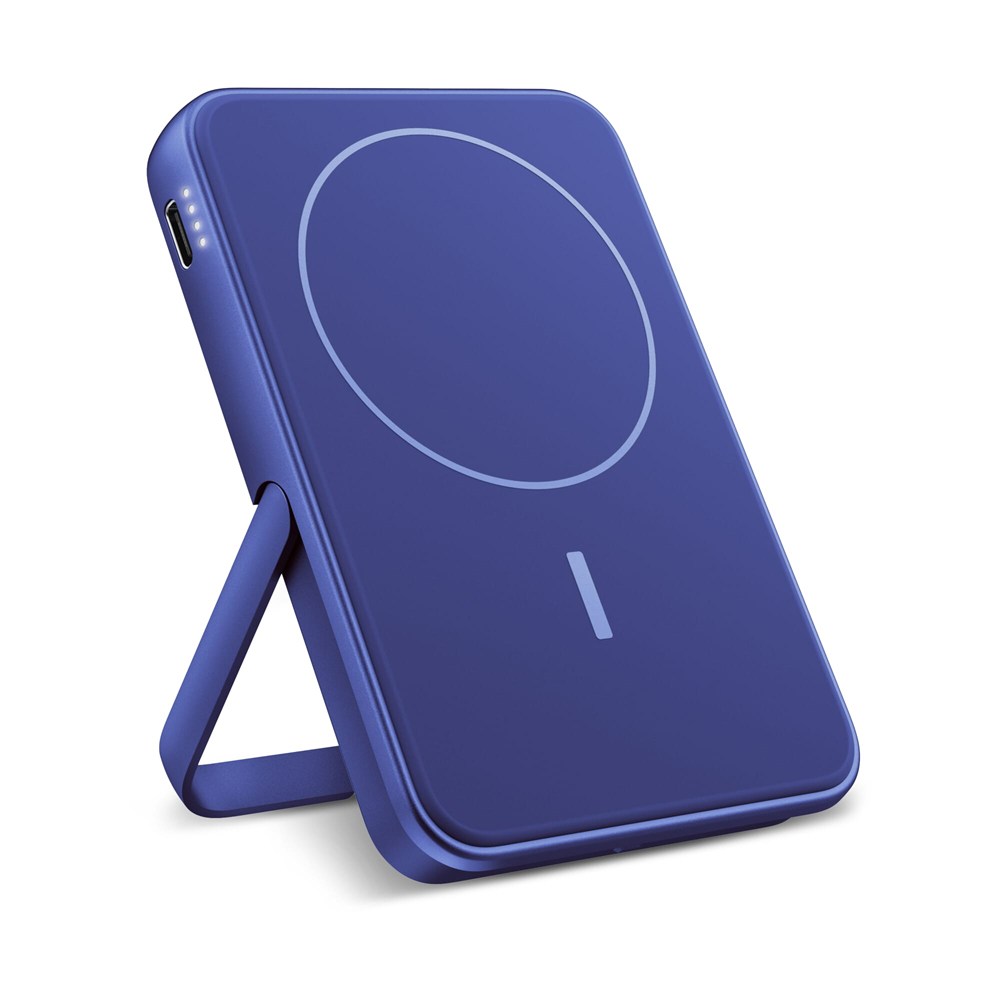 2PBM5000| Fresh 'n Rebel Geschikt voor MagSafe Draadloze Powerbank 5000mAh - Blauw