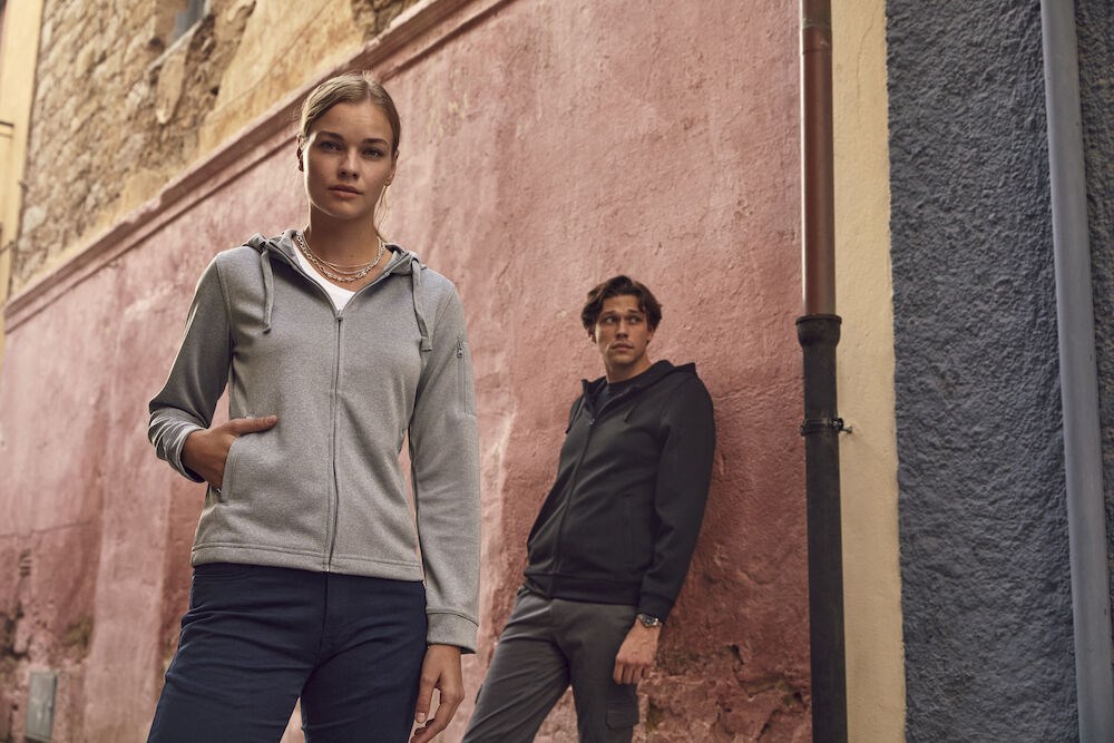 Clique - Basic Active Hoody Full Zip Rood M