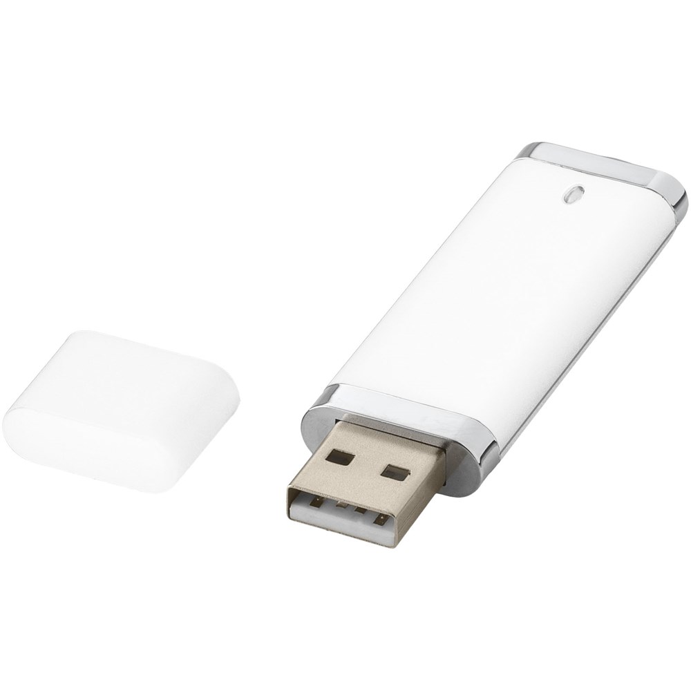 Flat USB stick - Wit