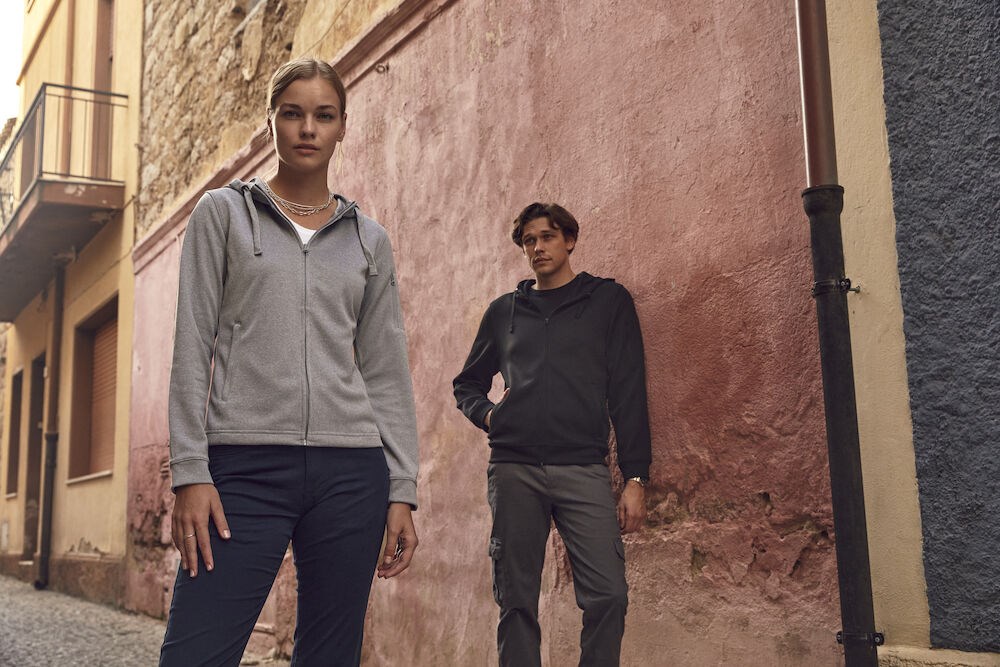 Clique - Basic Active Hoody Full Zip Rood M