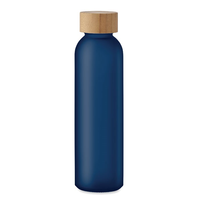 ABE - Matglazen fles 500 ml - Transparant Blauw