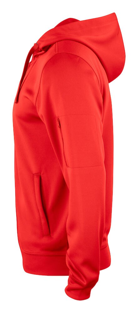 Clique - Basic Active Hoody Full Zip Rood M