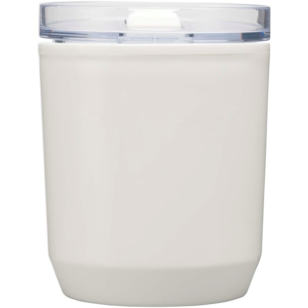 Hudson 180 ml dubbelwandige beker van gerecycled plastic