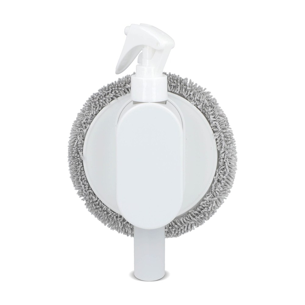 2-in-1 spray en schoonmaakdoek - wit