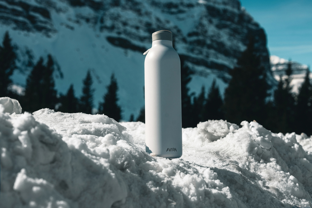 Avira Avior RCS gerecycled roestvrijstalen fles 1L