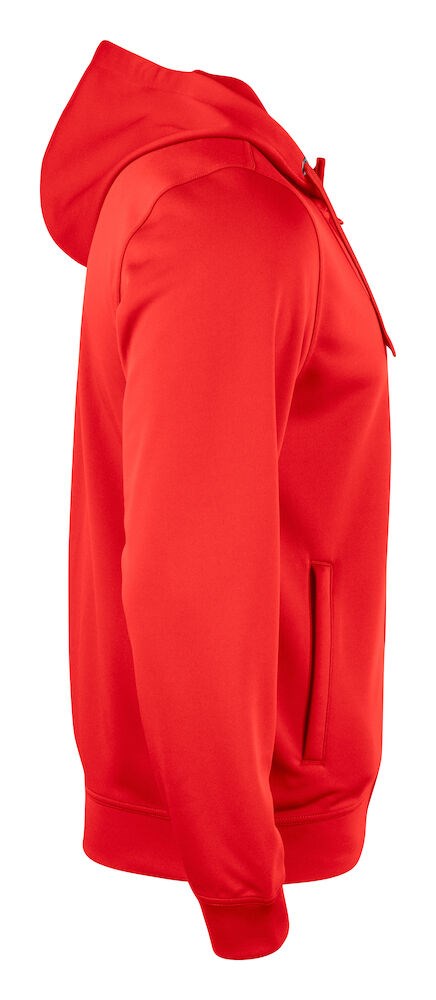 Clique - Basic Active Hoody Full Zip Rood M