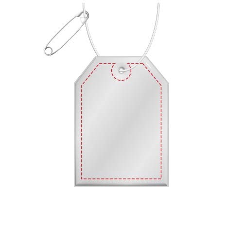 RFX™ H-12 reflecterende TPU hanger met label
